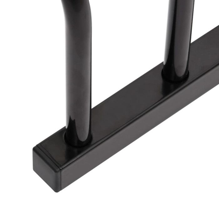 Porte-vélos - VIDAXL - 6 vélos - Acier - Au sol - Noir