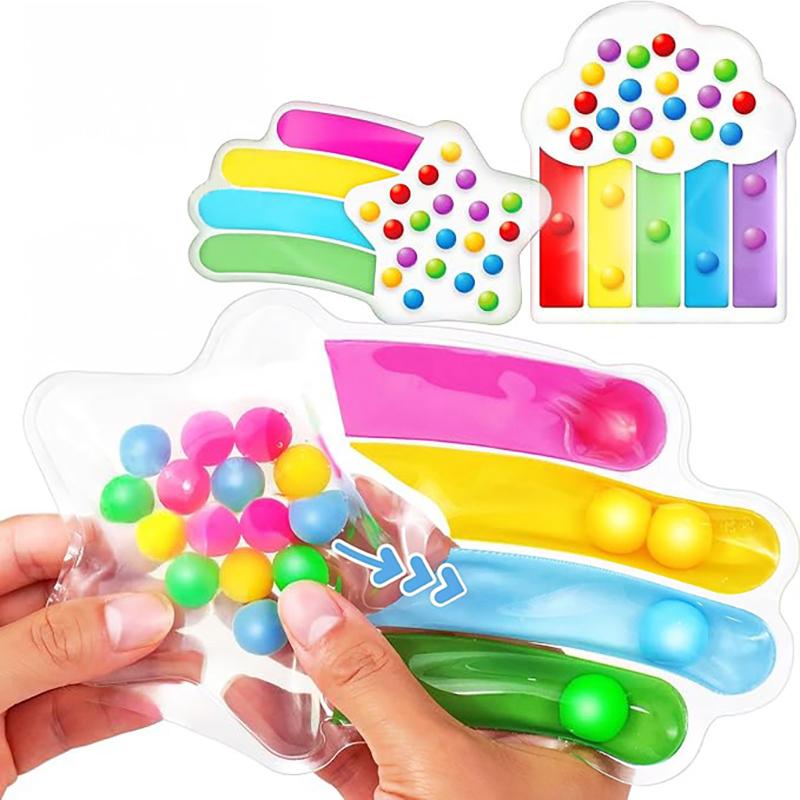Color Sorting Sensory Toys For Toddlers 3-5 Preschool Learning Activities Travel Toy Montessori Autism Quiet Fidget Toys