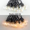 Solar String Lights Outdoor Waterproof 15M String Lights with 31 Bulbs Connectable Patio Lights for Garden Yard Camping Christmas