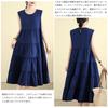 Sleeveless Long Dress with Contrast Summer Loose Perfect for Everyday and Autumn [MSFQSNB] Women's Pattern, Dress, Figure-Flattering, Cool, Fit,