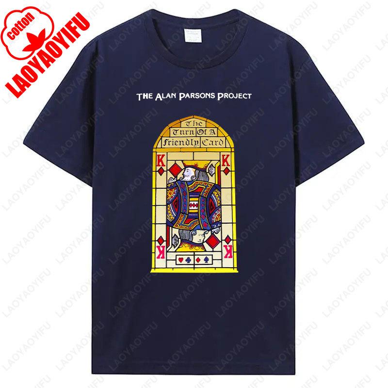 ZheXiong TEE Alan Parsons Project Zet je Vriendelijke Kaart aan Grafische T-shirts Zomer Dames Heren Mode Vintage Cool katoen Camisetas Tops T-shirts 4XL