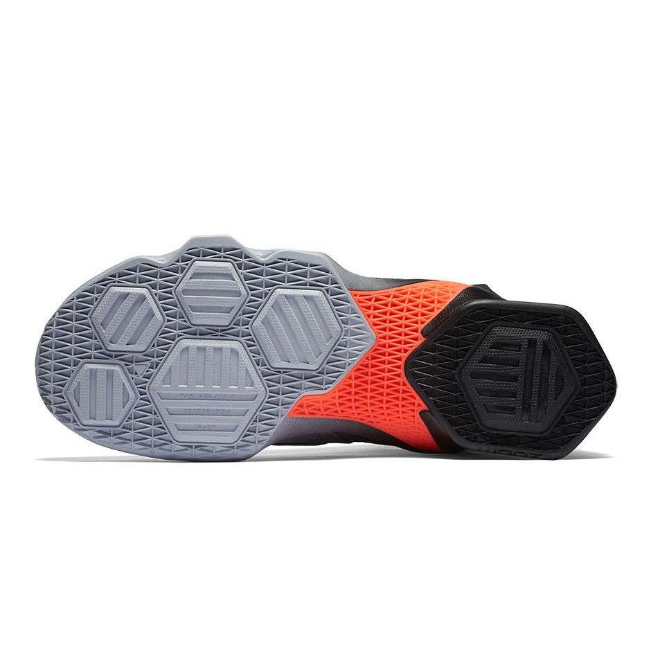 Nike LeBron 13 ' Court' (Unisex) Wolf Grey / Black-Cool Grey-Bright Crimson Basketball Shoes 807219 060