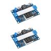 DC-DC Boost Voltage Converter Module,100W High Power Adjustable Output 3.5-35V Power Regulator Board LTC1871 with LED Voltage Meter(2 Pack)