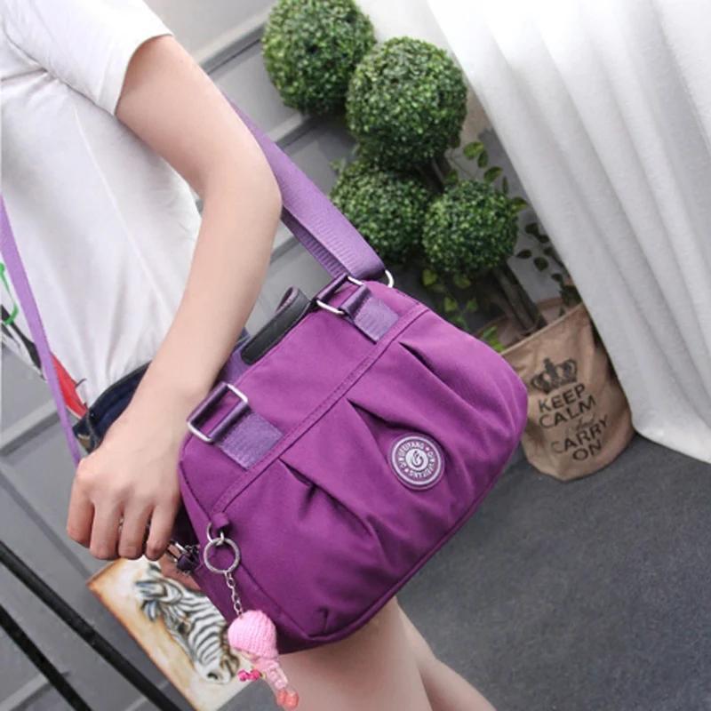 High Quality Multifunctional Shoulder Bag Crossbody Bag for Women Messenger Bags Waterproof Nylon Ladies Travel Shopping Bag