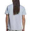 adidas Simple Round Neck Breathable T-Shirt With Small Logo Men Tops Blue IY4142