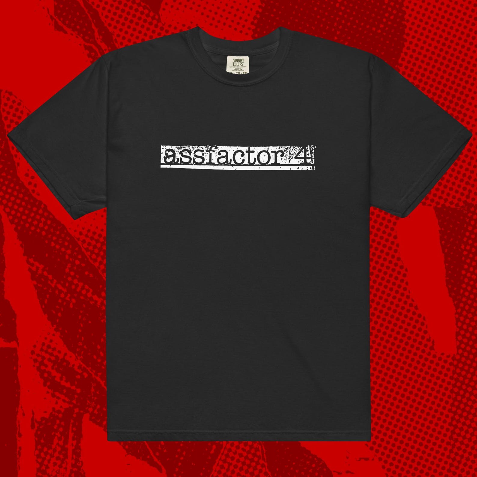 Assfactor 4 Logo T-Shirt | Post Hardcore Portraits of Past Screamo Skramz XL