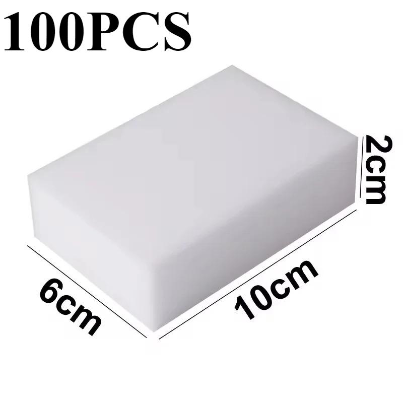 50pcs/lot Magic Sponge Eraser 100x70x30mm Melamine Sponge Magic Cleaner Bathroom Kitchen Cleaning Spong Household Cleaning Tool