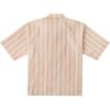 Vans Fold-Over Collar Button-Up Short Sleeve Shirt Unisex Tops Orange VN000GTKCW9