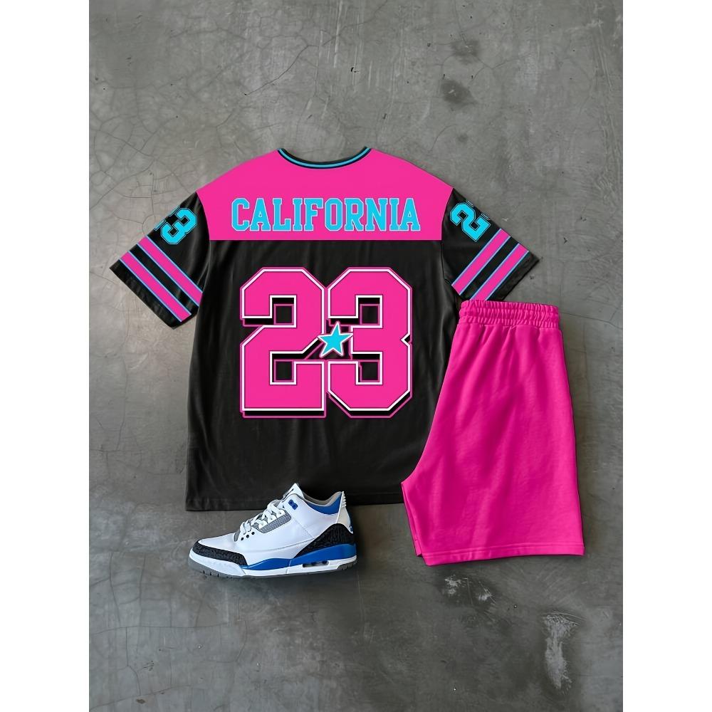 Summer Men's Set Features Street Casual Hip-hop Fashion Comfort and Softness with