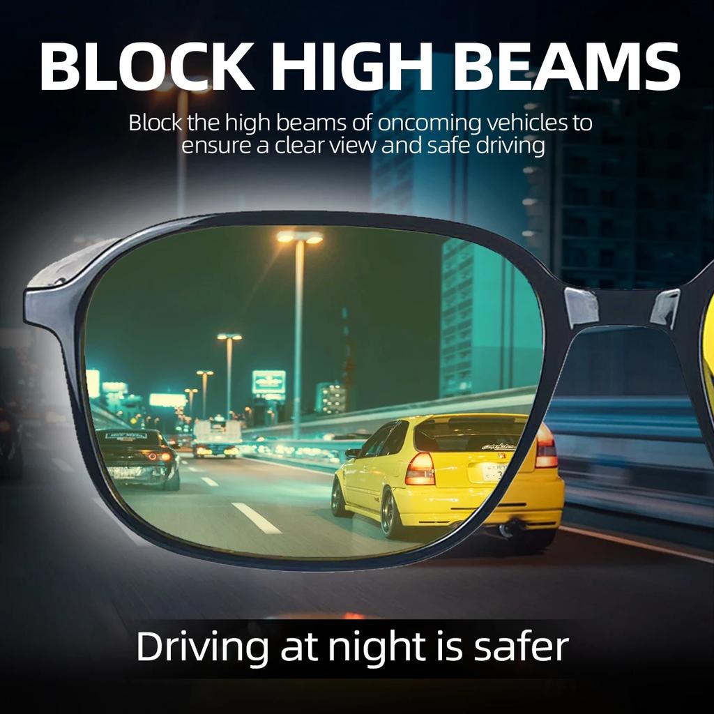 Shinu Night Vision Glasses Man Night Driving Glasses Women 80% Blocking Blue Light Lenses For Office Working Eyewear