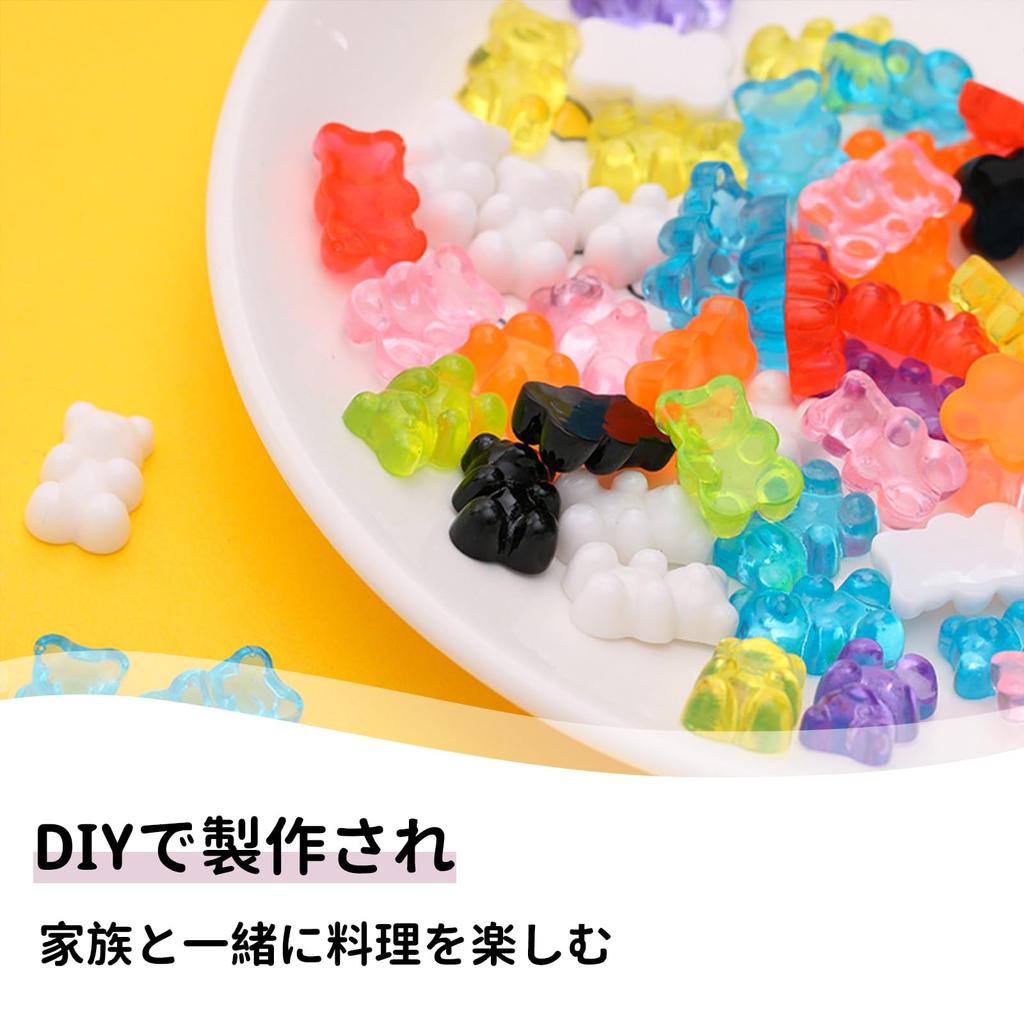 DEVENTORZ Gummy Bear Candy Chocolate Silicone Chocolate Sweet Mold with 1 Silicone Cake Baking Kitchen Craft Heat Mold, Mold, Mold, Mold, Dropper,