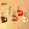 Bag Hanging Keychain Pendant Imitation Leather Simulated Cat Toy Shape