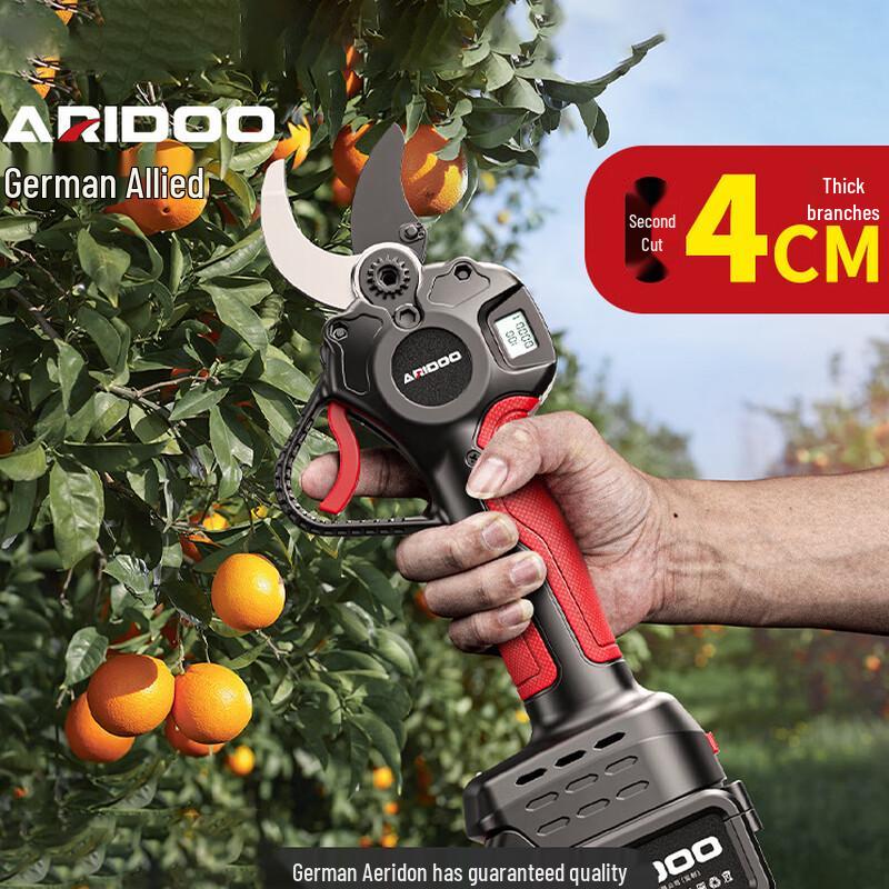Airdun Rechargeable Electric Pruning Shears CN Plug (adapter Included)