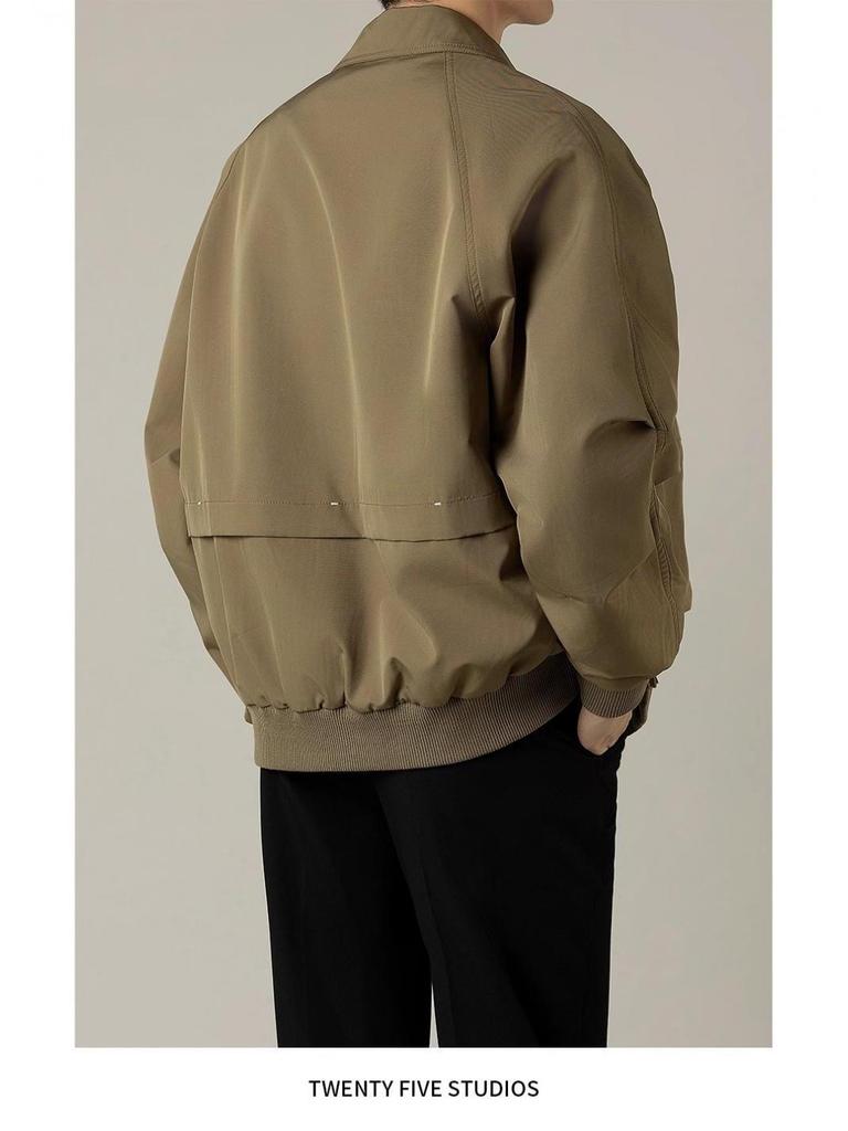 Men's Trendy Flight Suit: Spring/Autumn Versatile Lapel Jacket