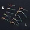 10Pcs Propeller Sequins Fly Bait Rotating Metal Spinner Lures for Fly Fishing Insect Lures Effective Trout And Bass Fishing Lure