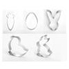 5/8/9pcs Stainlness Steel Cookie Cutter Mould Set Mini Easter Pastry Cookies Sandwich Biscuit Baking Molds Cake Decoration Tools
