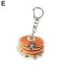 Funny Food Cat Head Keychain Acrylic Banana Cat Keyring Cute Cat Meme Pendant  Backpack Decor
