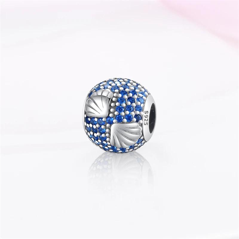 Authentic Original Charm Bead Components Copper Metal Marine Shell Bead Components Bead Components Compatible With Bracelet High Quality Fine Jewelry