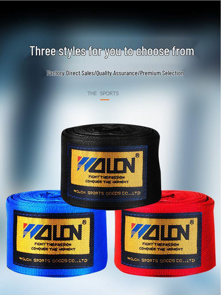 Pure Cotton Sweat-Absorbent Sanda Muay Thai Hand & Foot Wraps