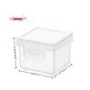Clear Rectangular Plastic Coin Storage Case Capsules Container Holder Bins for Organizing And Storing Coins