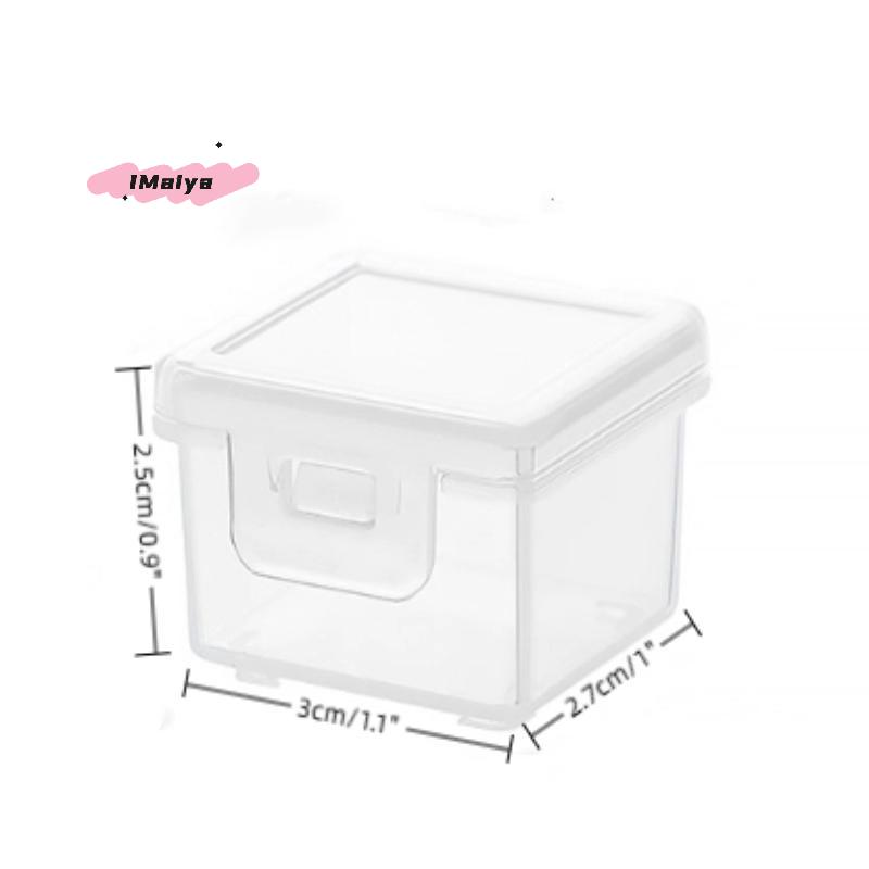 Clear Rectangular Plastic Coin Storage Case Capsules Container Holder Bins for Organizing And Storing Coins