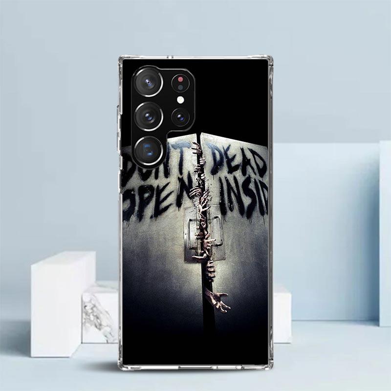 The Walking Deads TV Phone Case For Samsung Galaxy S24 S25 Edge S26 Ultra S22 S23 Plus S21 + S20 FE Soft TPU Back Cover Galaxy S