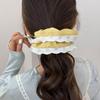 Sweet lace large hair band female senior sense tie ponytail head rope leather band high elasticity Korean rope accessories new