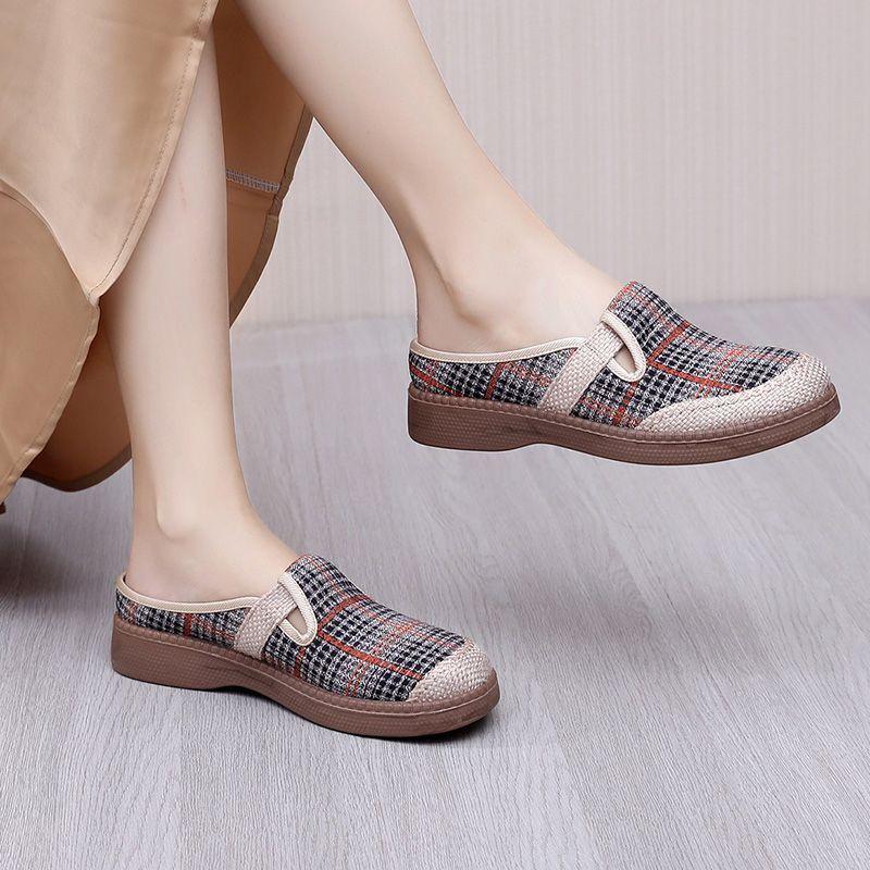 Fashion Soft Woman Slippers Thick Comfortable Round Toe Slides Summer Shoes for Women Sale Designer Luxury Footwear 2025 Trend Sandals