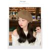 Black Beret Female Spring Autumn Painter Hat Female Small Octagonal Hat Big Headcircumference