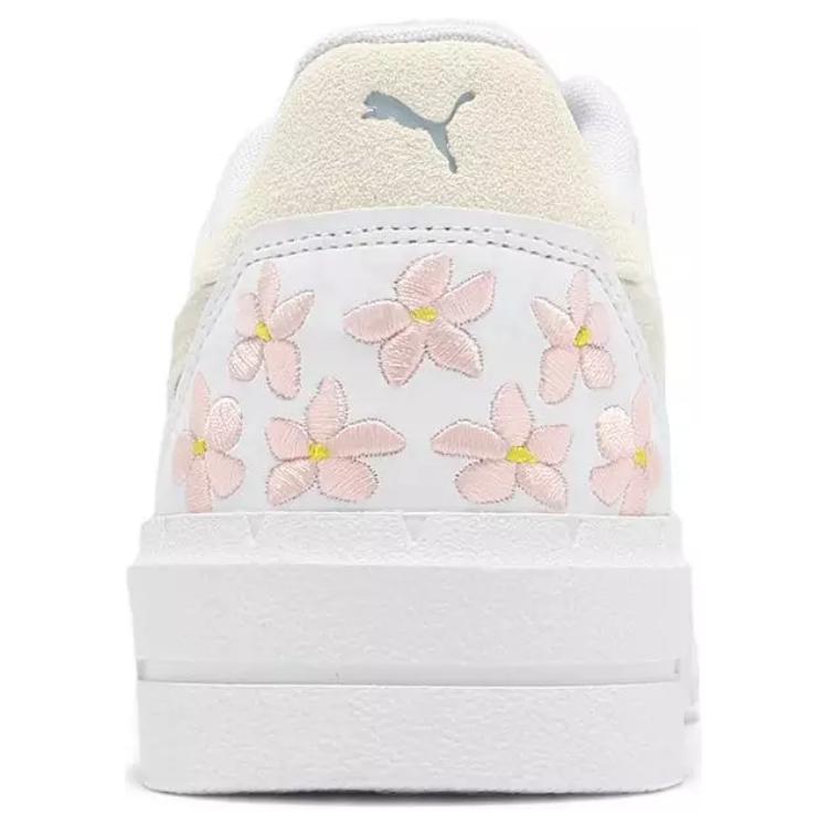 Puma Cali Court Embroidery - Vapor Grey Women Sneakers White 398828-02