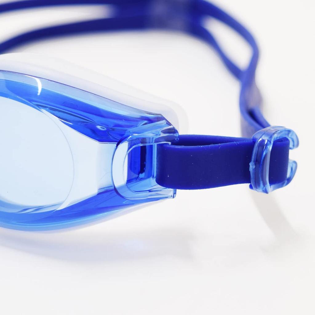[SWANS] Swim Goggles for Children 6-12 Years Old Made In Japan Anti-fog UV Protection Antibacterial F One Size Fits Most SWRVJ-005N (Blue (BL))