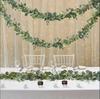 1pc Artificial Eucalyptus Garland,Realistic Greenery with Flowers & Foliage,No Maintenance Plastic Vine for Wedding,Home, Garden