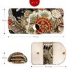 Key Nishijin 4 Smart Key Compact Key 4 Row Key 4 Row Key Gold Michinaga and Chinese Crane [leo&aoi] Case, Textile, Women's, Rows, Key, Trifold,
