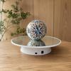 Single-Tier Electric Rotating Display Turntable Automatic Mirrored Base