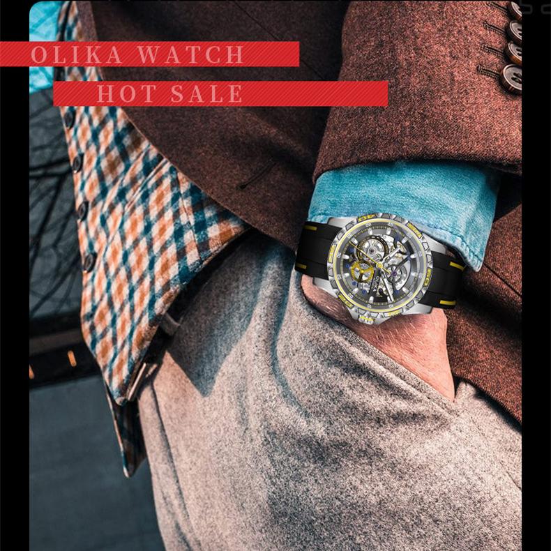 Neue TOP Marke Luxus herren Uhr Mit Box Voll Automatische Hohl Mode Wasserdicht Leucht männer Mechanische Uhren