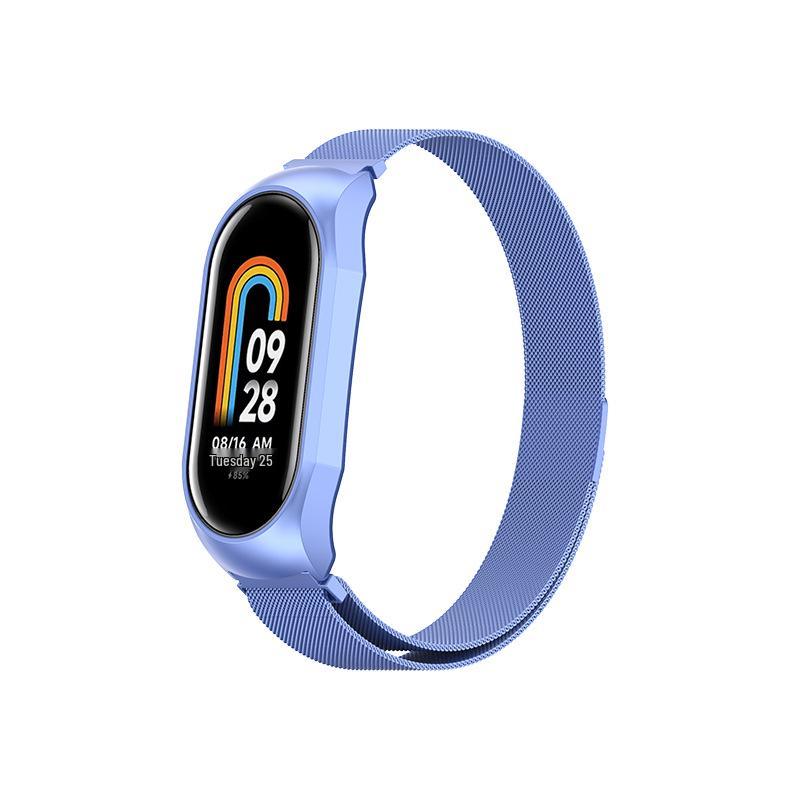 Universal Milanese Magnetic Metal Wristband for Xiaomi Mi Band 89 - New Stainless Steel 9th Gen Strap