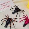 1Pc Ghost Cosplay Supply Black Spider Hairpin For Home Halloween Party Girl Hair Clip Barrettes Hair Accessories Party Supplies