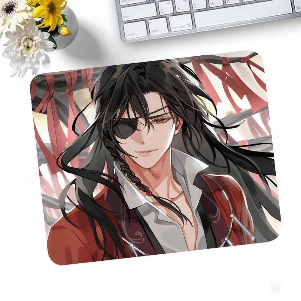 Heaven Officials Blessing Anime Mousepad Small LockEdge Mouse Pad For Gamers Computer Desk Pad Rectangular Anti-slip Rubber