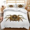 Tarantula Printing Bedding Set Microfiber 3D Print Black Brown Spider Comforter Cover Set Insect Theme Duvet Cover