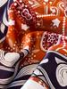 Design Print Square Silk Scarf Women Neckerchief Bandana Foulard Lady Shawl Scarves Wrap Head Hair Band Ties