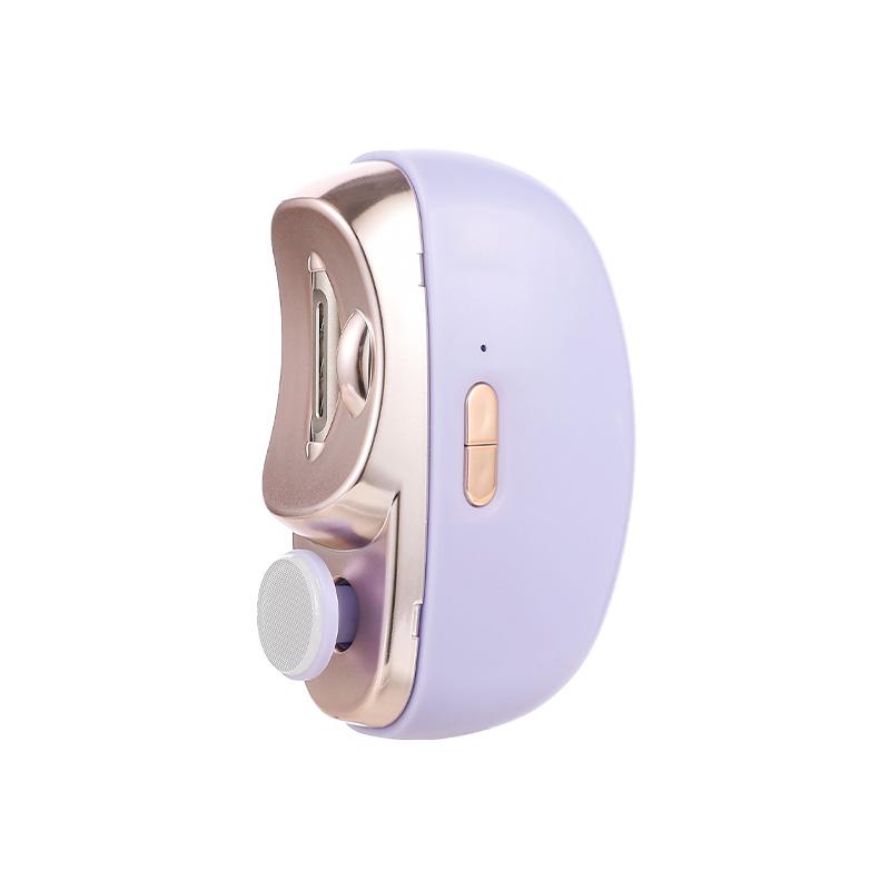 Electric Nail Clipper Grinding Polishing Automatic Nail Trimmer with LED Light Nail Cutter Manicure for Adult Baby Rechargeable