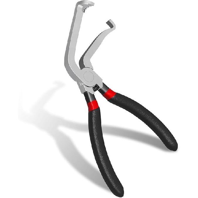 2Pcs Electrical Disconnect Pliers, Electrical Connector Pliers for Cars, Fuel Line Petrol Clip Pipe Plier, Automotive Hose Disconnect Tools for Push