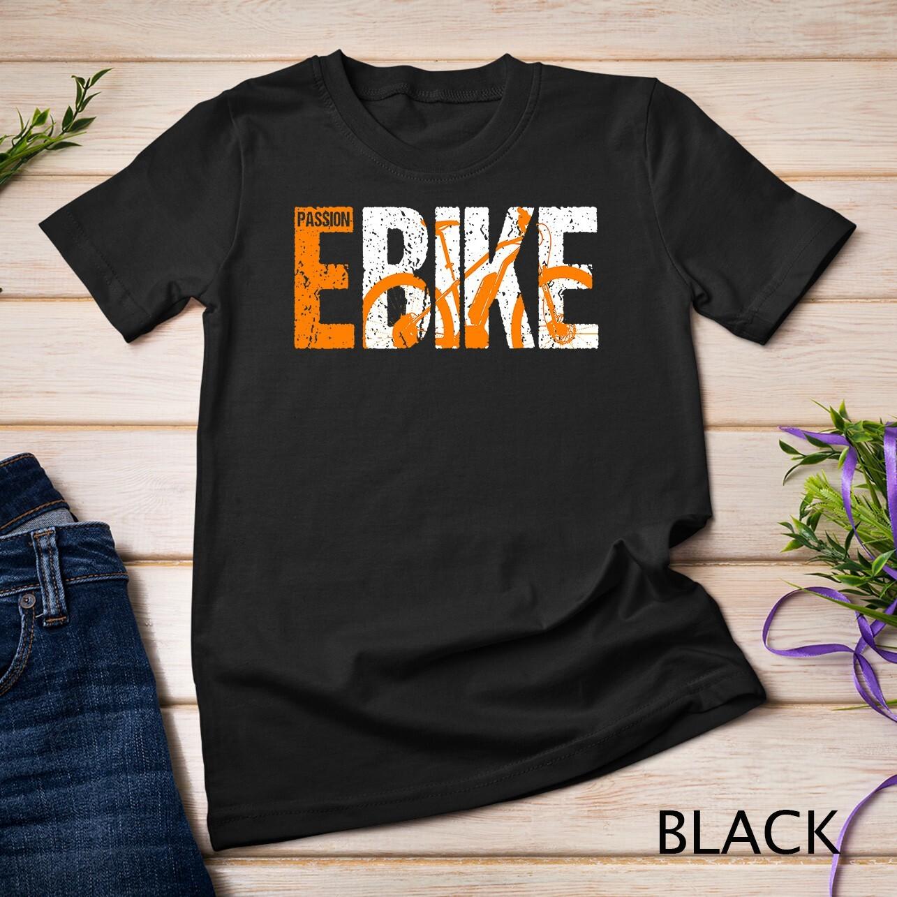 E-Bike Electric Bicycle Pedelec Gift T-Shirt Mens Womens Tees Top Unisex T-Shirt Mens Womens Tees Top S
