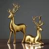 Creative Deer Desktop Ornament - Modern Sitting/Standing Position Reindeer Sculpture Exquisite Cute Elk Figurine, Desktop Decor