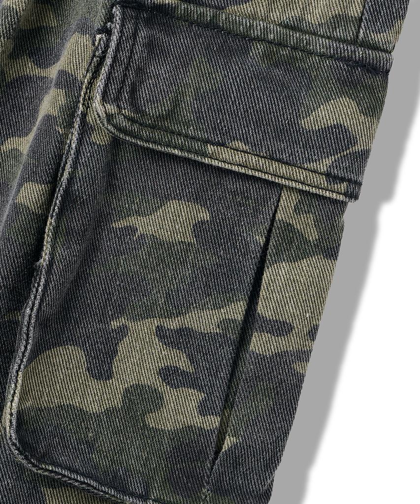Yujen Single-Pleat Cargo Pocket Pants_Camouflage