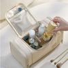 Large Capacity Toiletry Cosmetic Bag With Handle Makeup Bag Reliable Travel Wash Bag  Men