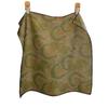 Double-sided heterochrome cotton and linen feel cashew flower medium square scarf women's new Chinese retro style shawl spring and summer versatile si