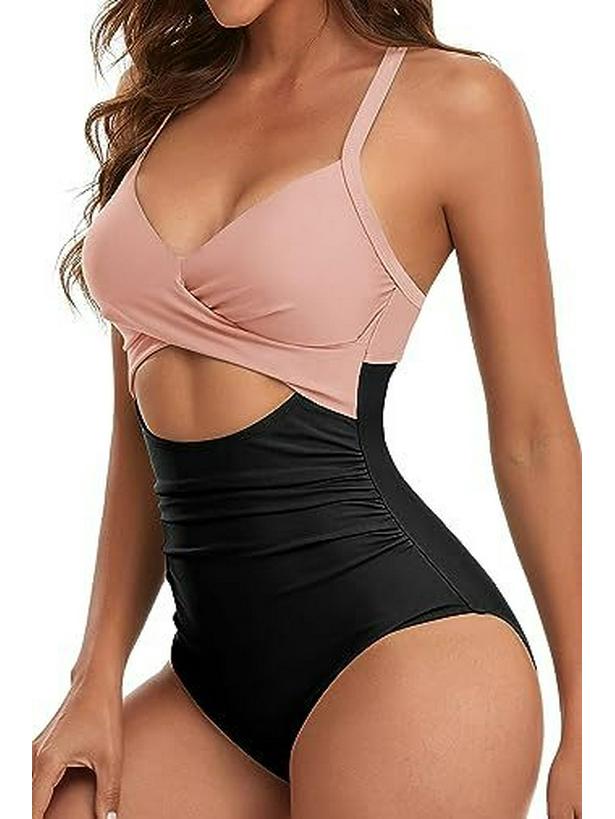 

Сексуальный цельный купальник с открытой спиной для женщин европейского и американского производства с узким вырезом Medium