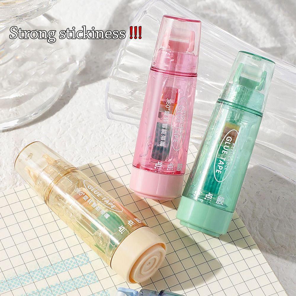 Eraserable Dispensing Glue Press-type Double-Sided Glue Portable Dispensing Pen  for School Office