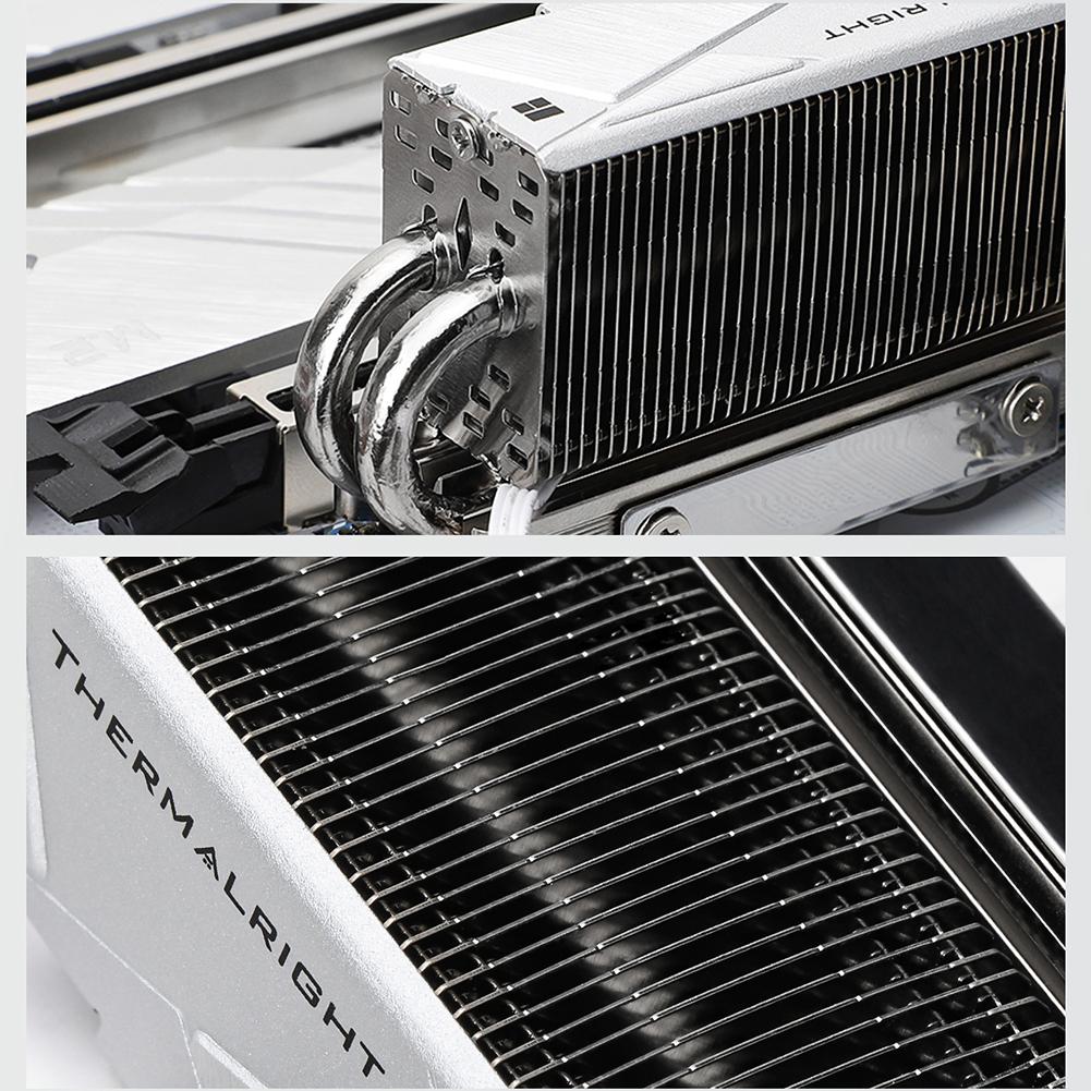 HR-10 2280 PRO Solid State Drive Cooler 4 Heat Pipe Vest For PCI-E5.0 M.2 SSD Cooling Heat Sink With Dual 3010 4PIN PWM Fan